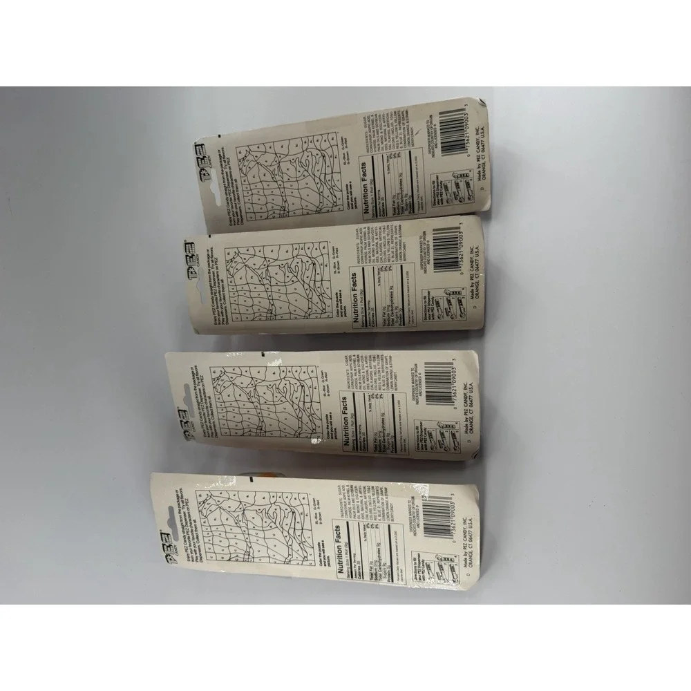 Vintage Garfield PEZ Dispenser Lot 4 Sealed Carded Nermal Arlene Garfield
